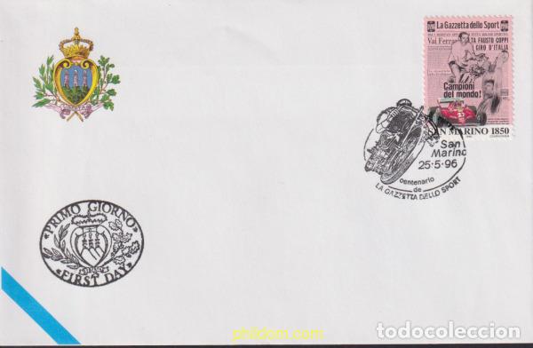 Sellos: 386251 MNH SAN MARINO 1996 CENTENARIO DE &rdquo;LA GACETA DEL DEPORTE&rdquo;