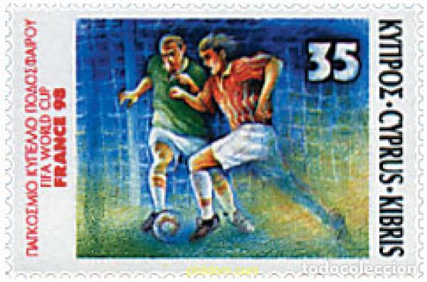 Sellos: 72518 MNH CHIPRE 1998 COPA DEL MUNDO DE FUTBOL. FRANCIA-98