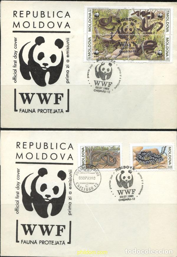 Sellos: 238101 MNH MOLDAVIA 1993 CULEBRA DE ESCULAPIO