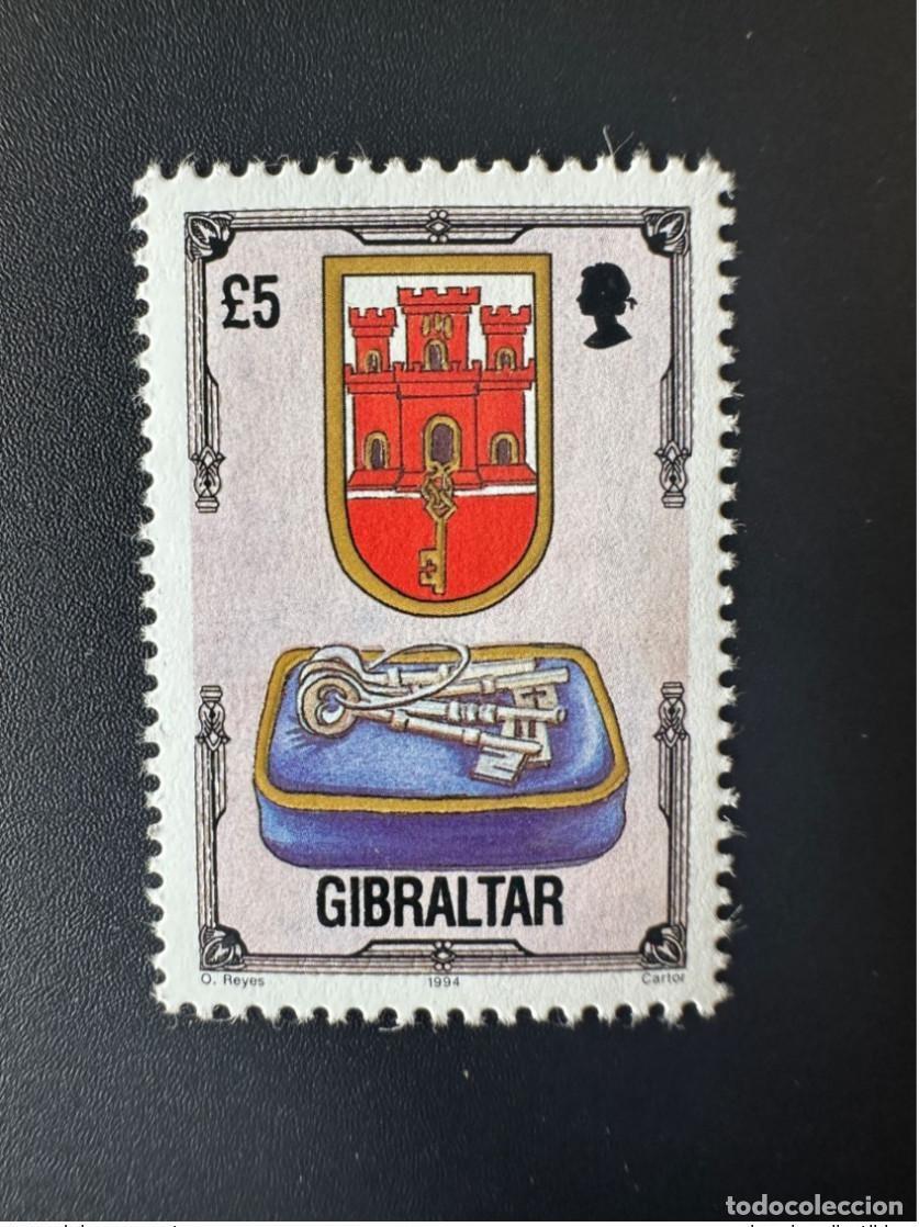 Sellos: Gibraltar 1994 Mi. 694 Serie actual Escudo de armas Castillo