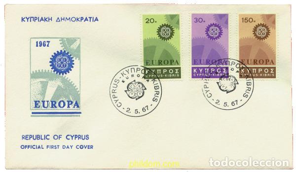 Sellos: 24688 MNH CHIPRE 1967 EUROPA CEPT. ENGRANAJES