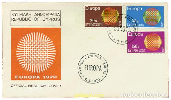 Sellos: 23631 MNH CHIPRE 1970 EUROPA CEPT. SOL FLAMANTE