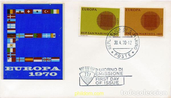 Sellos: 23664 MNH SAN MARINO 1970 EUROPA CEPT. SOL FLAMANTE