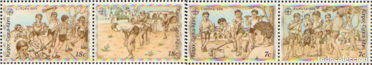 Sellos: 5605 MNH CHIPRE 1989 EUROPA CEPT. JUEGOS INFANTILES