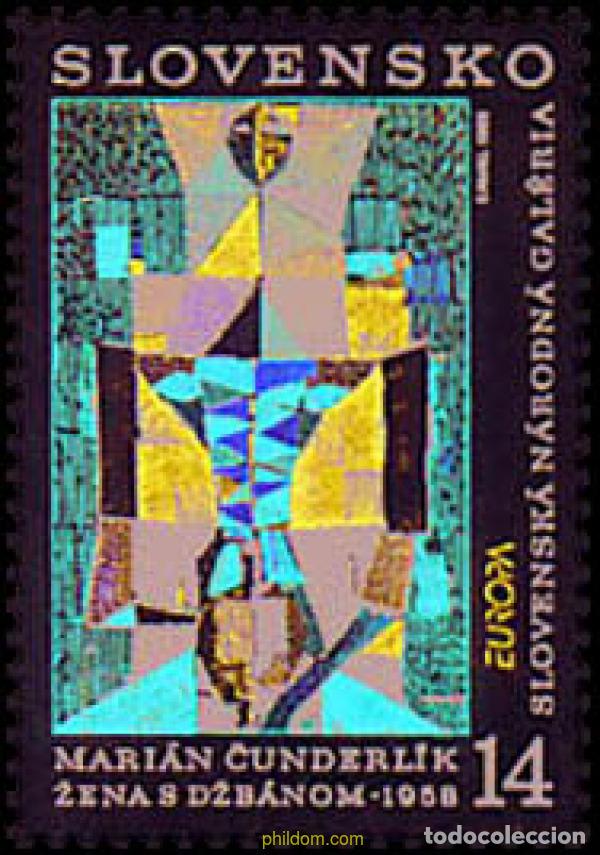 Sellos: 62848 MNH ESLOVAQUIA 1993 EUROPA CEPT. ARTE CONTEMPORANEO