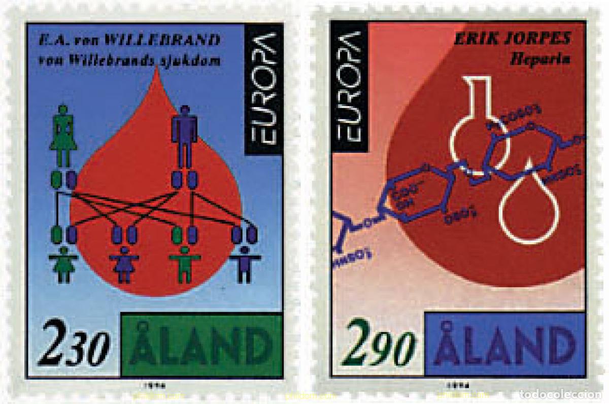 Sellos: 62876 MNH ALAND 1994 EUROPA CEPT. GRANDES DESCUBRIMIENTOS