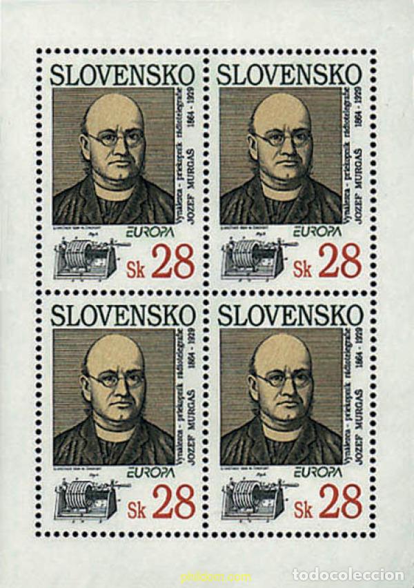 Sellos: 9054 MNH ESLOVAQUIA 1994 EUROPA CEPT. GRANDES DESCUBRIMIENTOS