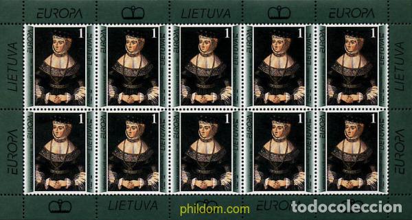 Sellos: 9105 MNH LITUANIA 1996 EUROPA CEPT. MUJERES CELEBRES