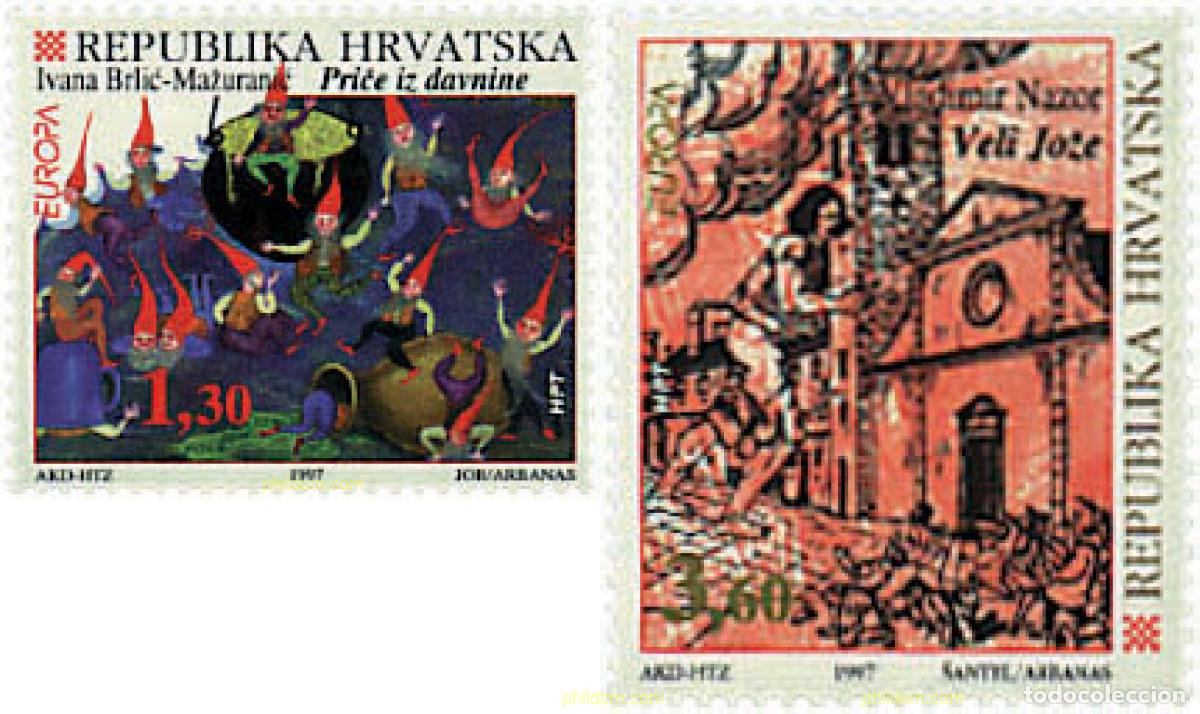Sellos: 63055 MNH CROACIA 1997 EUROPA CEPT. CUENTOS Y LEYENDAS