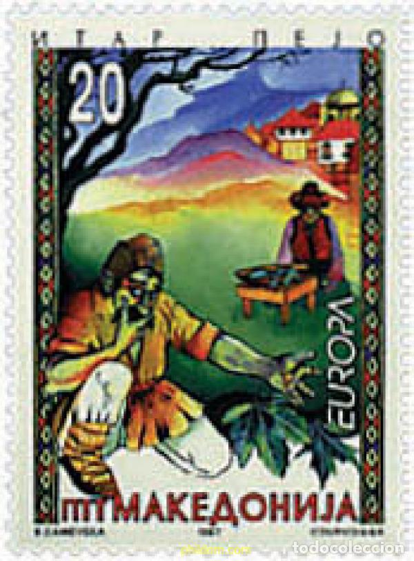 Sellos: 676627 MNH MACEDONIA 1997 EUROPA CEPT. CUENTOS Y LEYENDAS