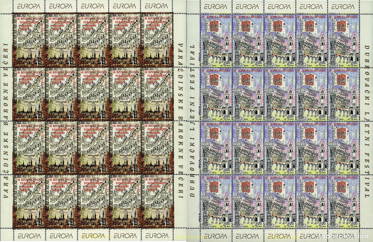 Briefmarken: 9150 MNH CROACIA 1998 EUROPA CEPT. FESTIVALES Y FIESTAS NACIONALES