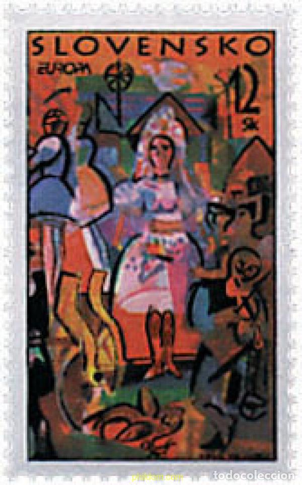 Sellos: 63125 MNH ESLOVAQUIA 1998 EUROPA CEPT. FESTIVALES Y FIESTAS NACIONALES