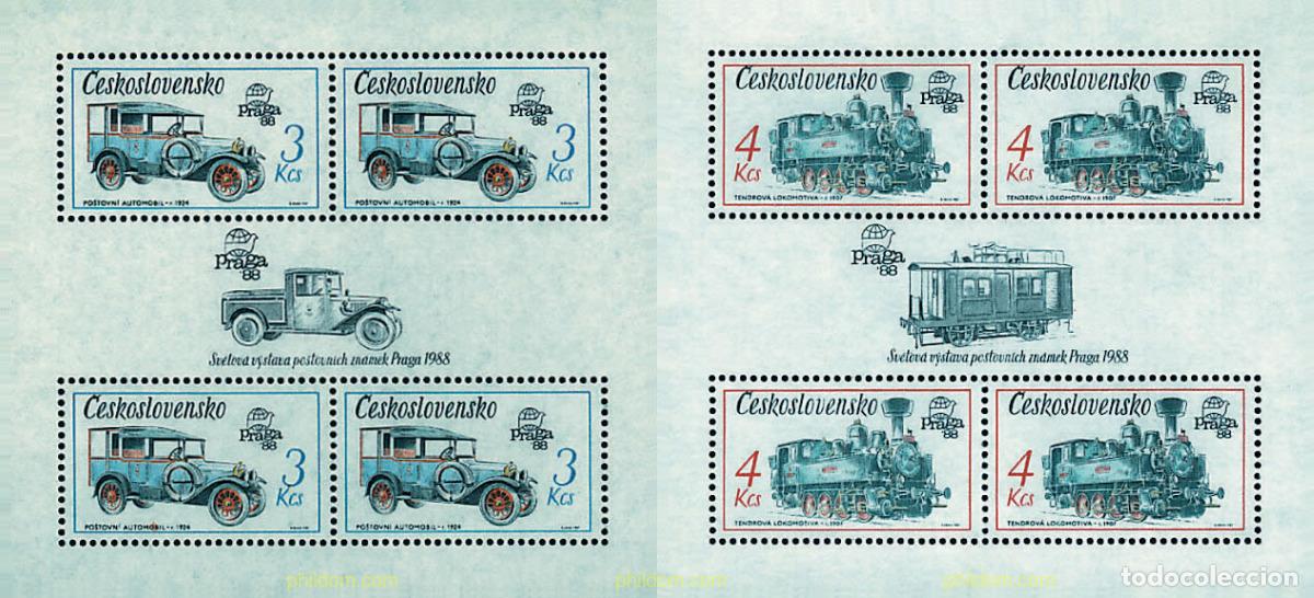 Sellos: 58119 MNH CHECOSLOVAQUIA 1987 PRAGA 88. EXPOSICION FILATELICA INTERNACIONAL