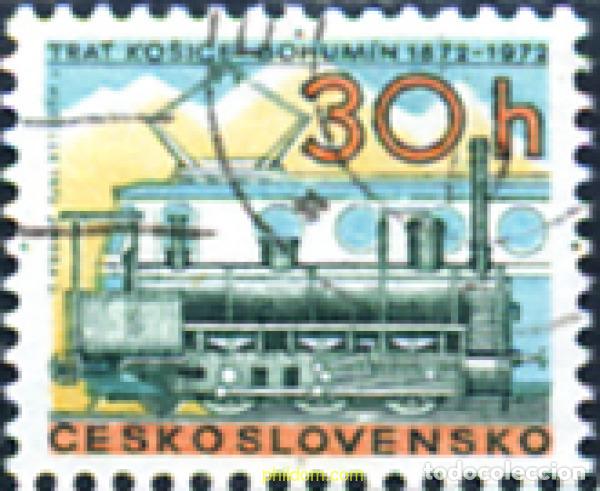 Sellos: 200347 USED CHECOSLOVAQUIA 1972 CENTENARIO DE LA LINEA KOSICE-BOHUMIN