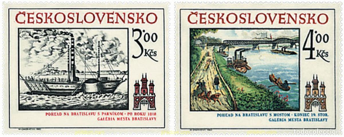 Sellos: 63779 MNH CHECOSLOVAQUIA 1982 MOTIVOS HISTORICOS DE BRATISLAVA
