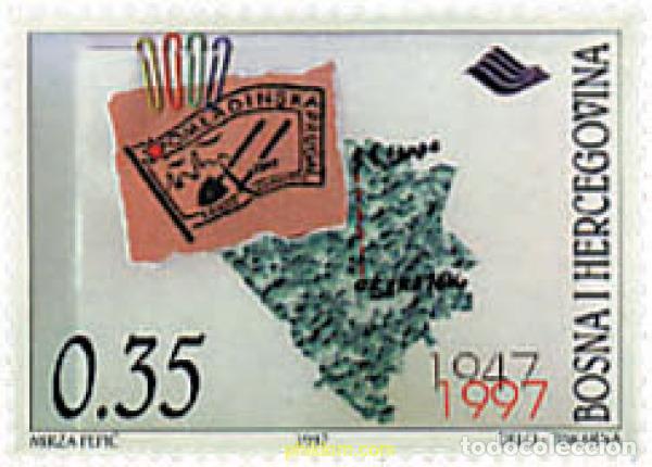 Sellos: 57736 MNH BOSNIA-HERZEGOVINA 1997 50 ANIVERSARIO DEL FERROCARRIL SAMAC-SARAJEVO
