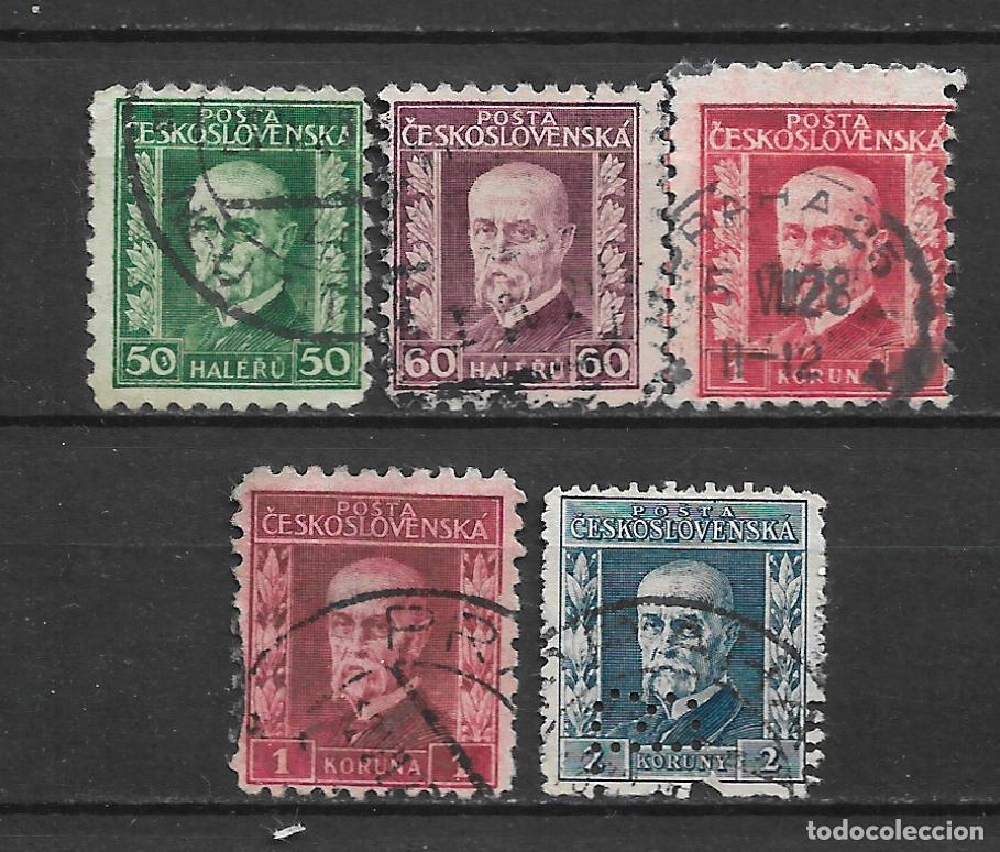 Sellos: checoslovaquia 1926-27 sellos usado - 8/13