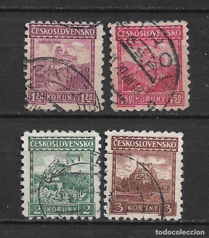 Sellos: checoslovaquia 1926-27 sellos usado - 8/13