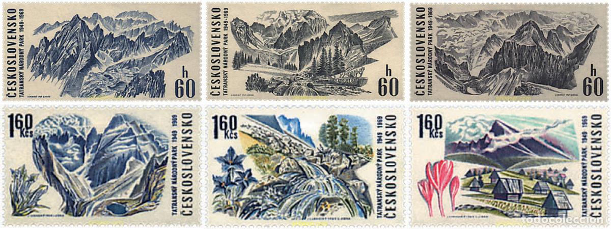 Sellos: 82821 MNH CHECOSLOVAQUIA 1969 20 ANIVERSARIO DEL PARQUE NACIONAL DE TATRAS