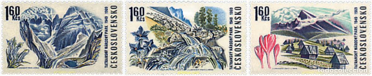 Sellos: 267563 MNH CHECOSLOVAQUIA 1969 20 ANIVERSARIO DEL PARQUE NACIONAL DE TATRAS