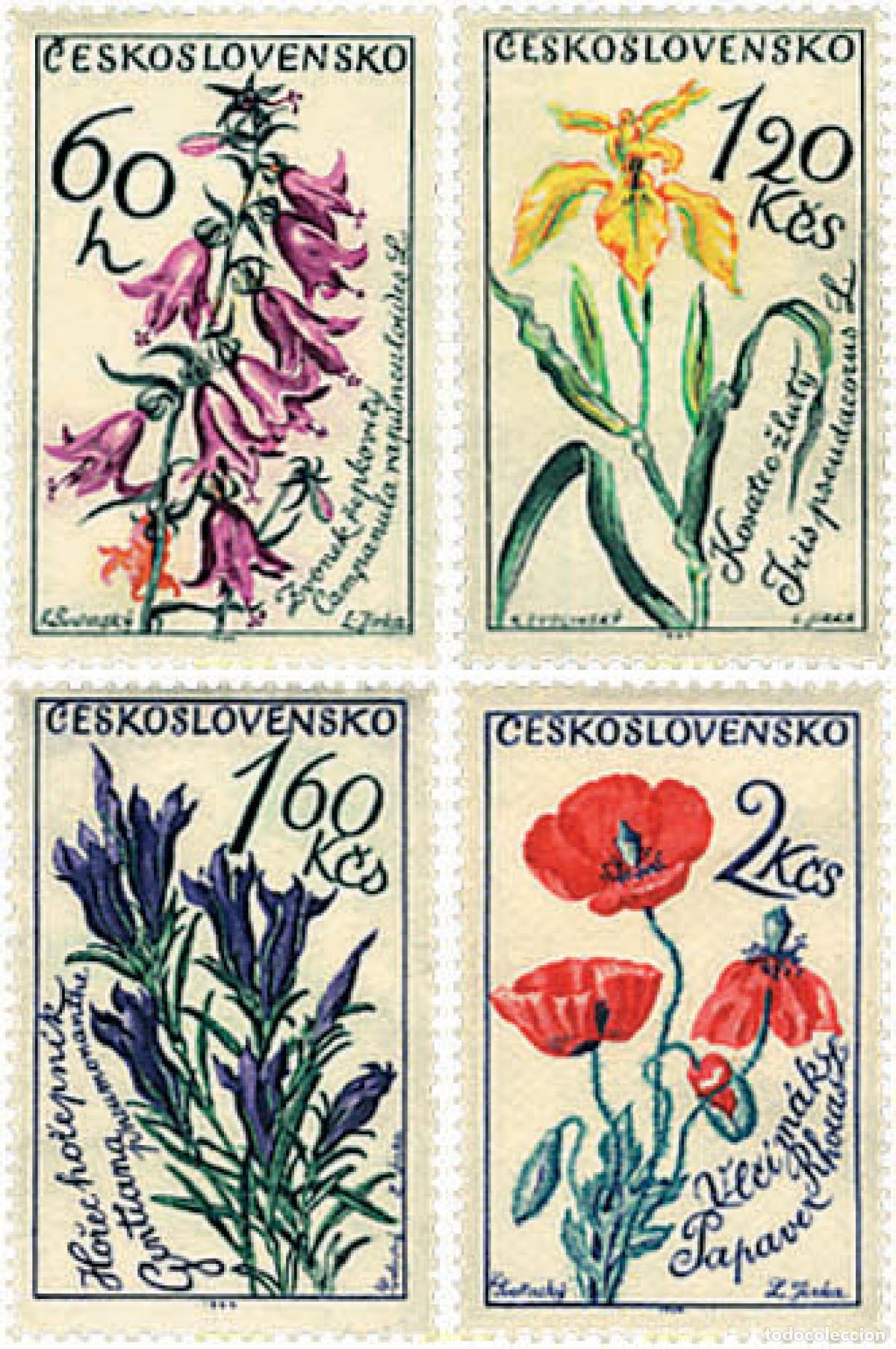 Sellos: 613224 MNH CHECOSLOVAQUIA 1964 FLORES