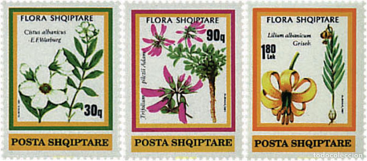 Sellos: 80600 MNH ALBANIA 1991 FLORA ALBANESA