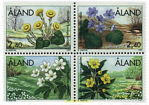 Sellos: 11601 MNH ALAND 1997 FLORES PRIMAVERALES