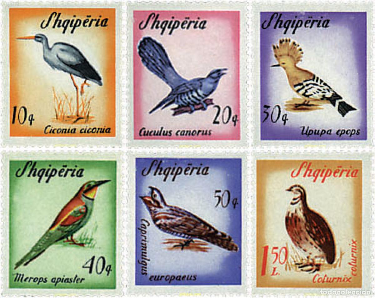 Sellos: 78127 MNH ALBANIA 1965 AVES MIGRATORIAS