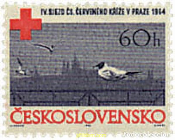 Sellos: 63652 MNH CHECOSLOVAQUIA 1964 4 CONGRESO DE LA CRUZ ROJA