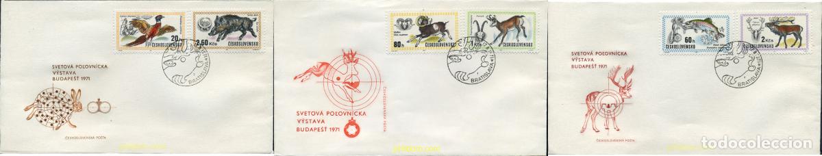 Sellos: 285925 USED CHECOSLOVAQUIA 1971 EXPOSICION MUNDIAL DE LA CAZA