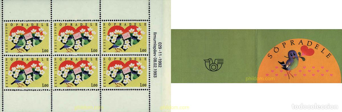 Sellos: 3209 MNH ESTONIA 1993 AMISTAD FINLANDIA-ESTONIA