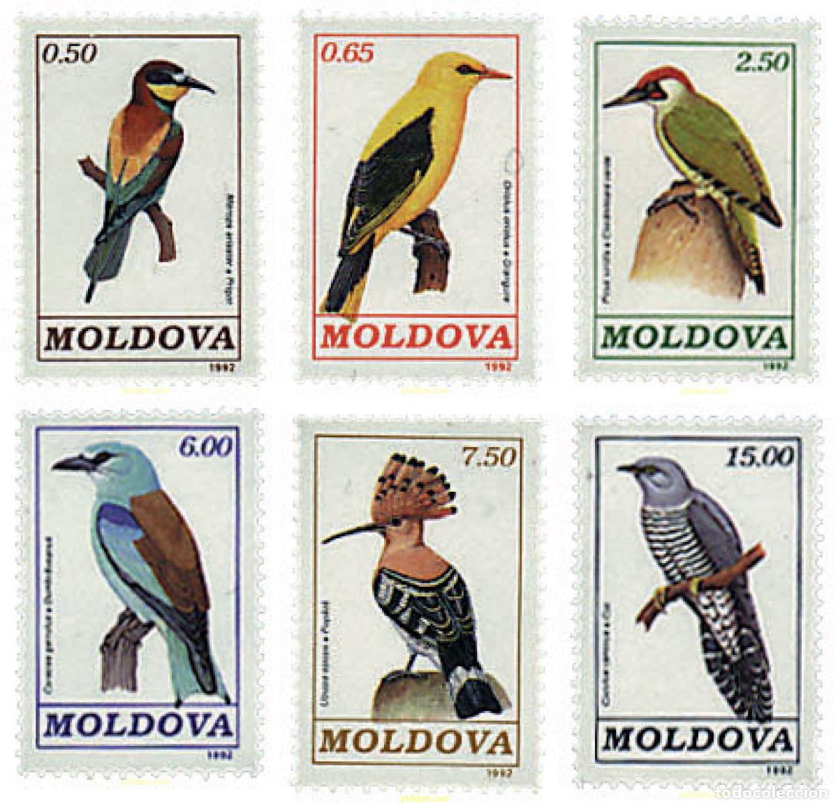 Sellos: 61505 MNH MOLDAVIA 1992 AVES