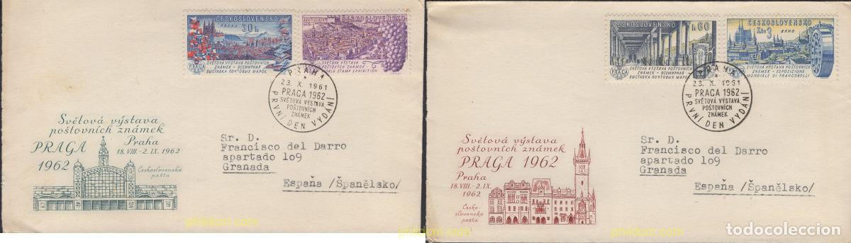 Sellos: 398080 MNH CHECOSLOVAQUIA 1961 PRELUDIO DE LA EXPOSICION FILATELICA INTERNACIONAL