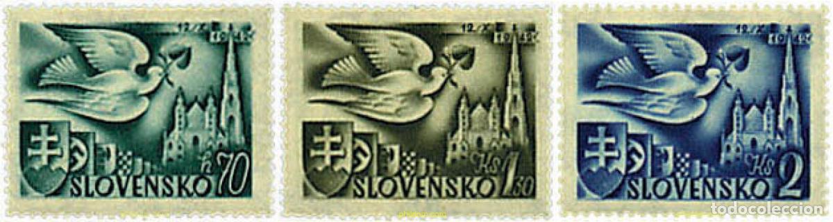 Sellos: 62640 MNH ESLOVAQUIA 1942 1 CONGRESO POSTAL EUROPEO