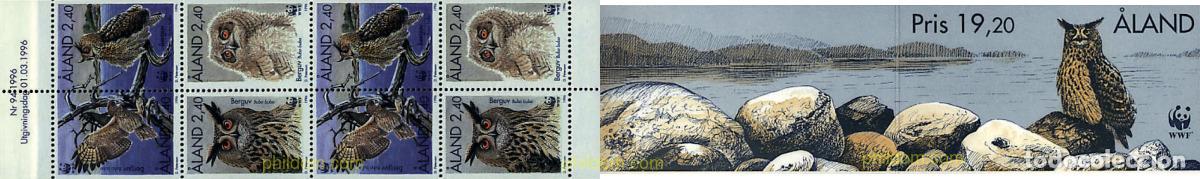 Sellos: 2222 MNH ALAND 1996 BUHO REAL