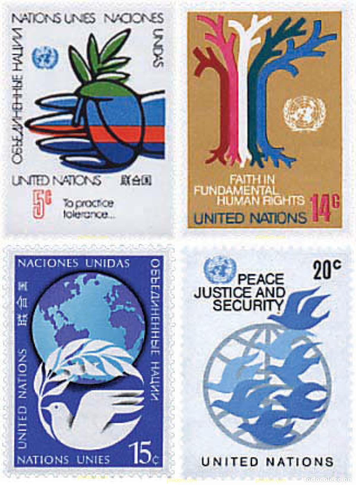 Sellos: 33211 MNH NACIONES UNIDAS. Nueva York 1979 MOTIVOS VARIOS