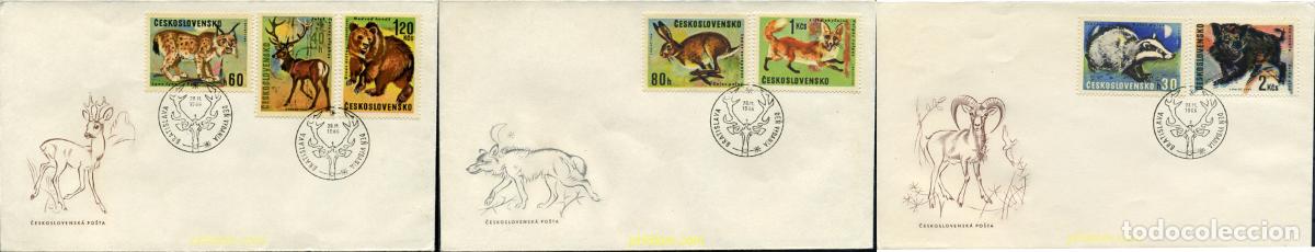 Sellos: 285928 USED CHECOSLOVAQUIA 1966 ANIMALES DE CAZA