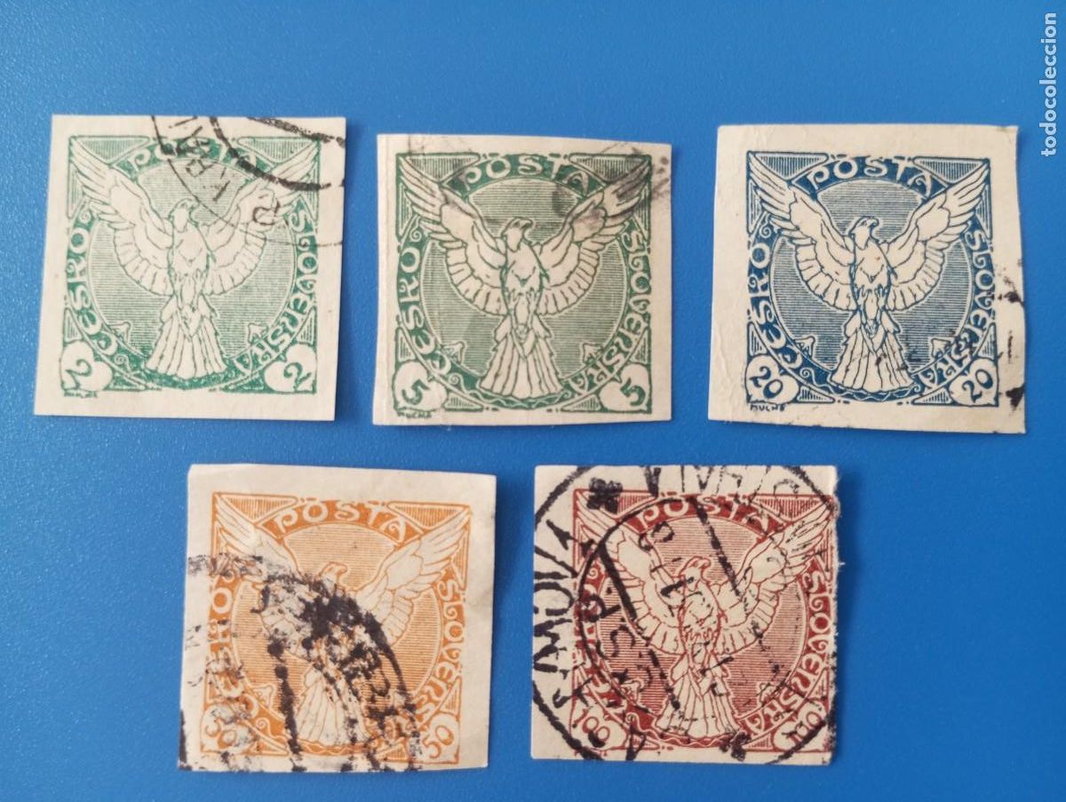 Sellos: CHECOSLOVAQUIA, 1918/9 SELLOS PARA PERIODICOS, PALOMA