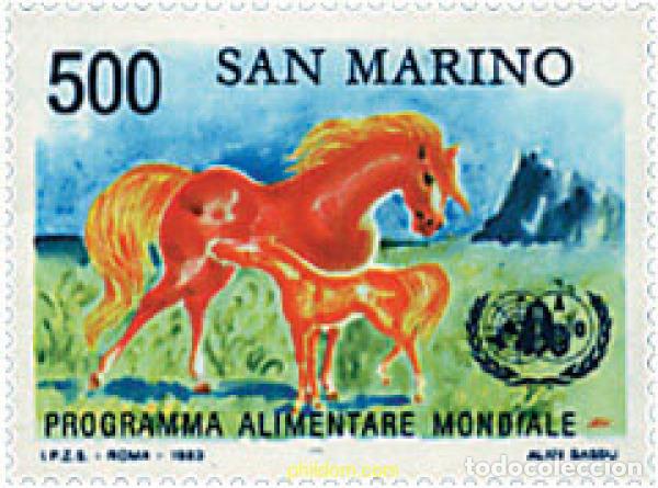 Sellos: 29764 MNH SAN MARINO 1983 20 A&Ntilde;OS DE ACTIVIDAD DEL PROGRAMA ALIMENTARIO MUN.
