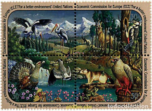 Sellos: 6873 MNH NACIONES UNIDAS. Nueva York 1991 PRO MEDIO AMBIENTE