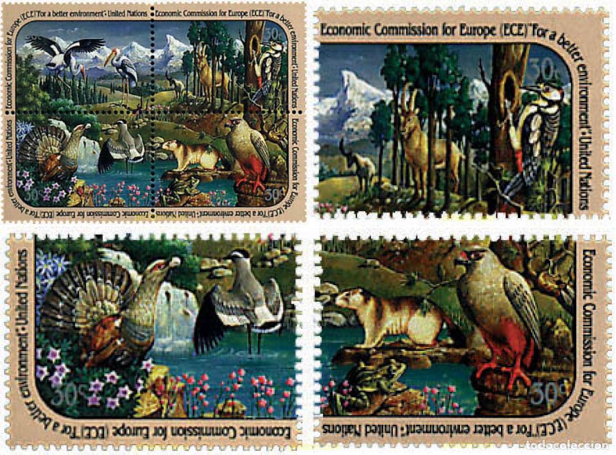 Sellos: 56447 MNH NACIONES UNIDAS. Nueva York 1991 PRO MEDIO AMBIENTE