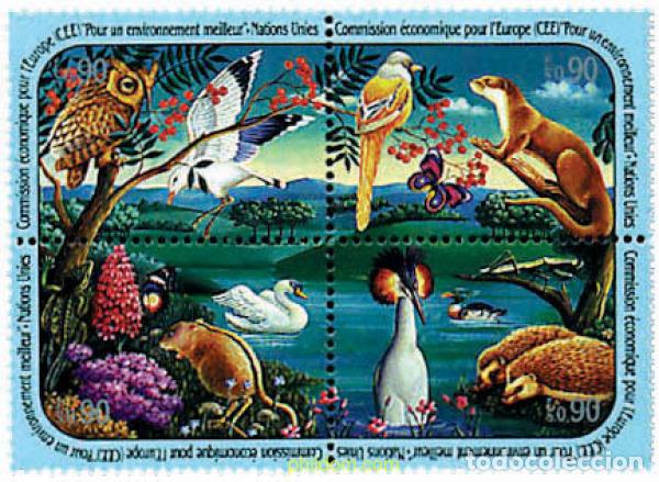 Sellos: 6281 MNH NACIONES UNIDAS. Ginebra 1991 PRO MEDIO AMBIENTE