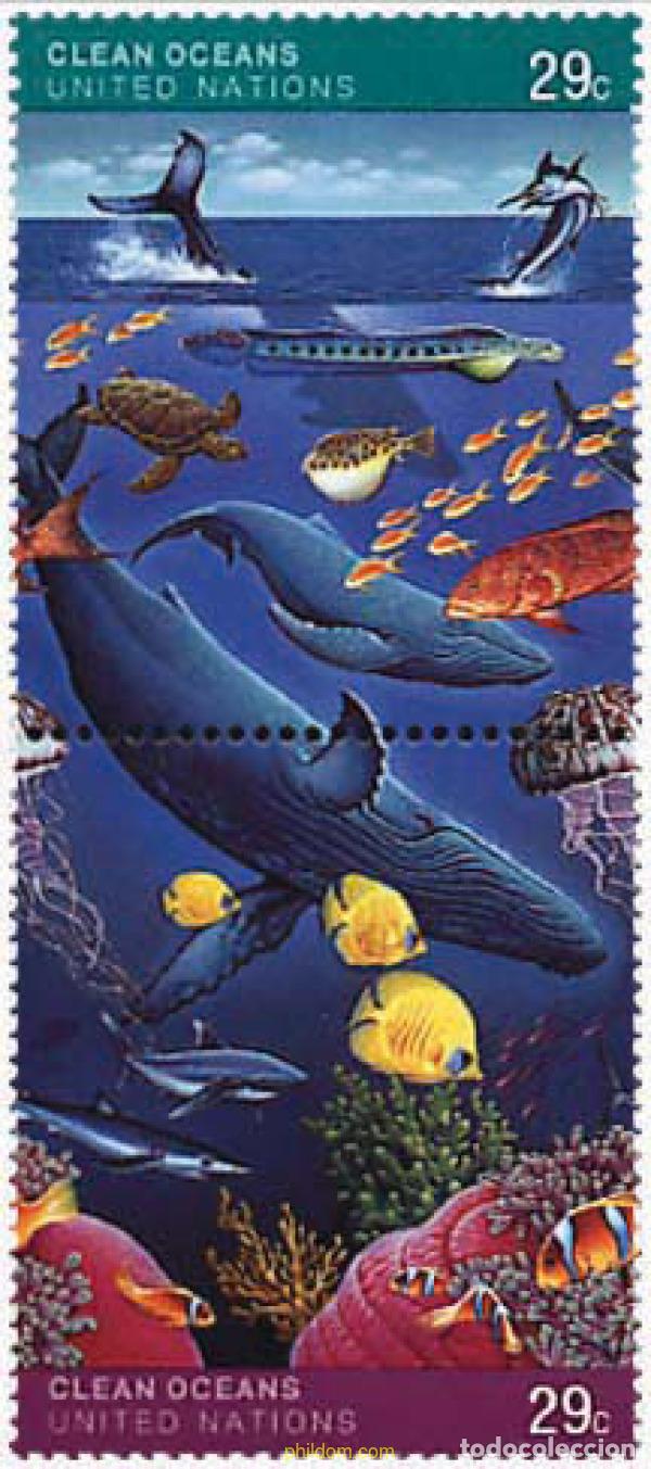 Sellos: 158705 MNH NACIONES UNIDAS. Nueva York 1992 PRESERVACION DEL MEDIO AMBIENTE