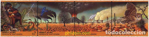 Sellos: 5053 MNH NACIONES UNIDAS. Viena 1993 PRO MEDIO AMBIENTE