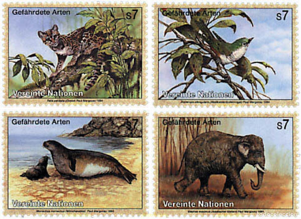 Sellos: 35440 MNH NACIONES UNIDAS. Viena 1994 PROTECCION DE LA NATURALEZA