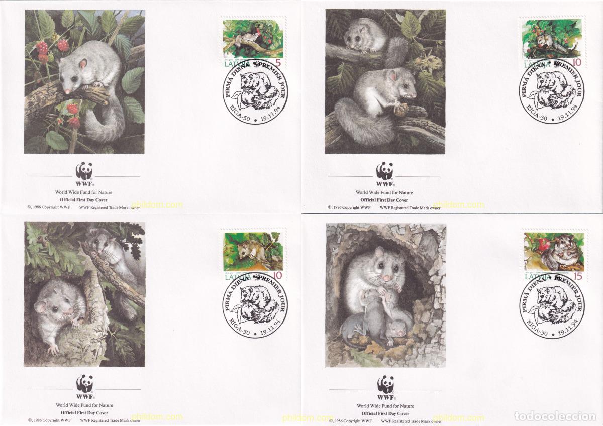 Sellos: 24771 MNH LETONIA 1994 FAUNA PROTEGIDA. LIRON GRIS