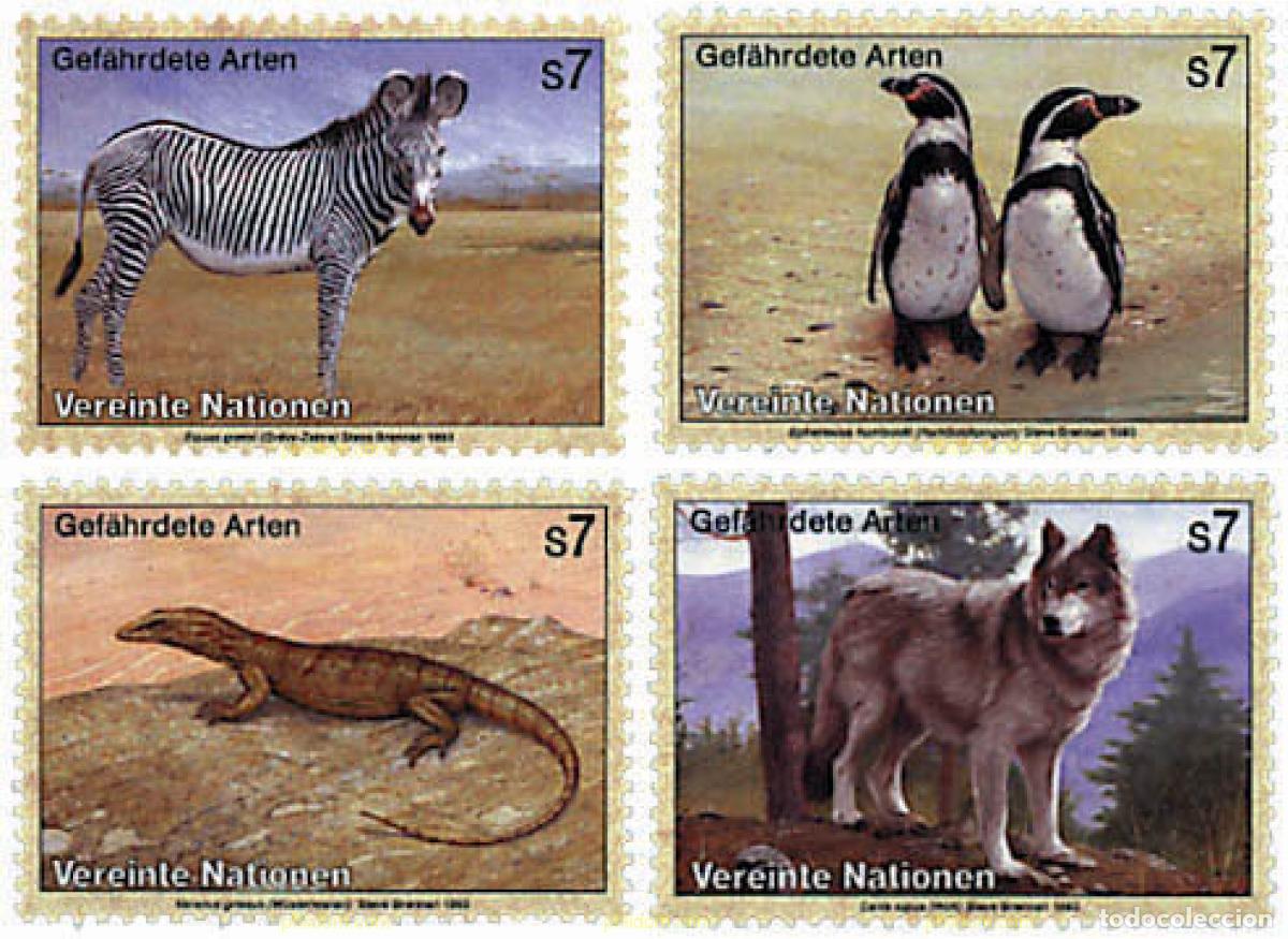 Sellos: 29920 MNH NACIONES UNIDAS. Viena 1993 PROTECCION DE LA NATURALEZA