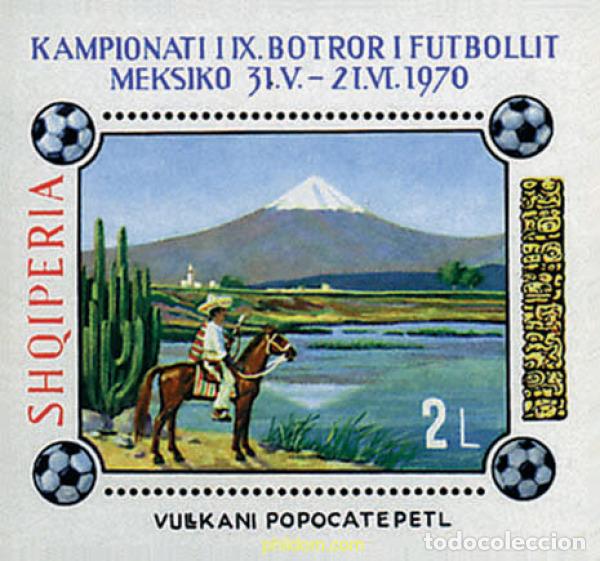 Sellos: 78310 MNH ALBANIA 1970 COPA DEL MUNDO DE FUTBOL. MEXICO-86