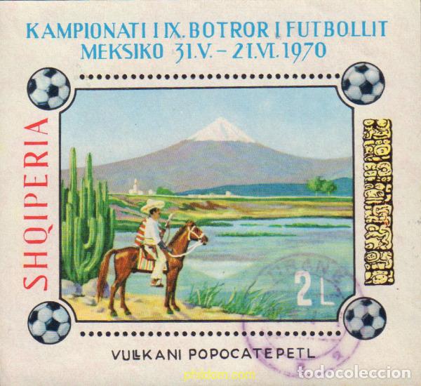 Sellos: 369138 HINGED ALBANIA 1970 COPA DEL MUNDO DE FUTBOL. MEXICO-86