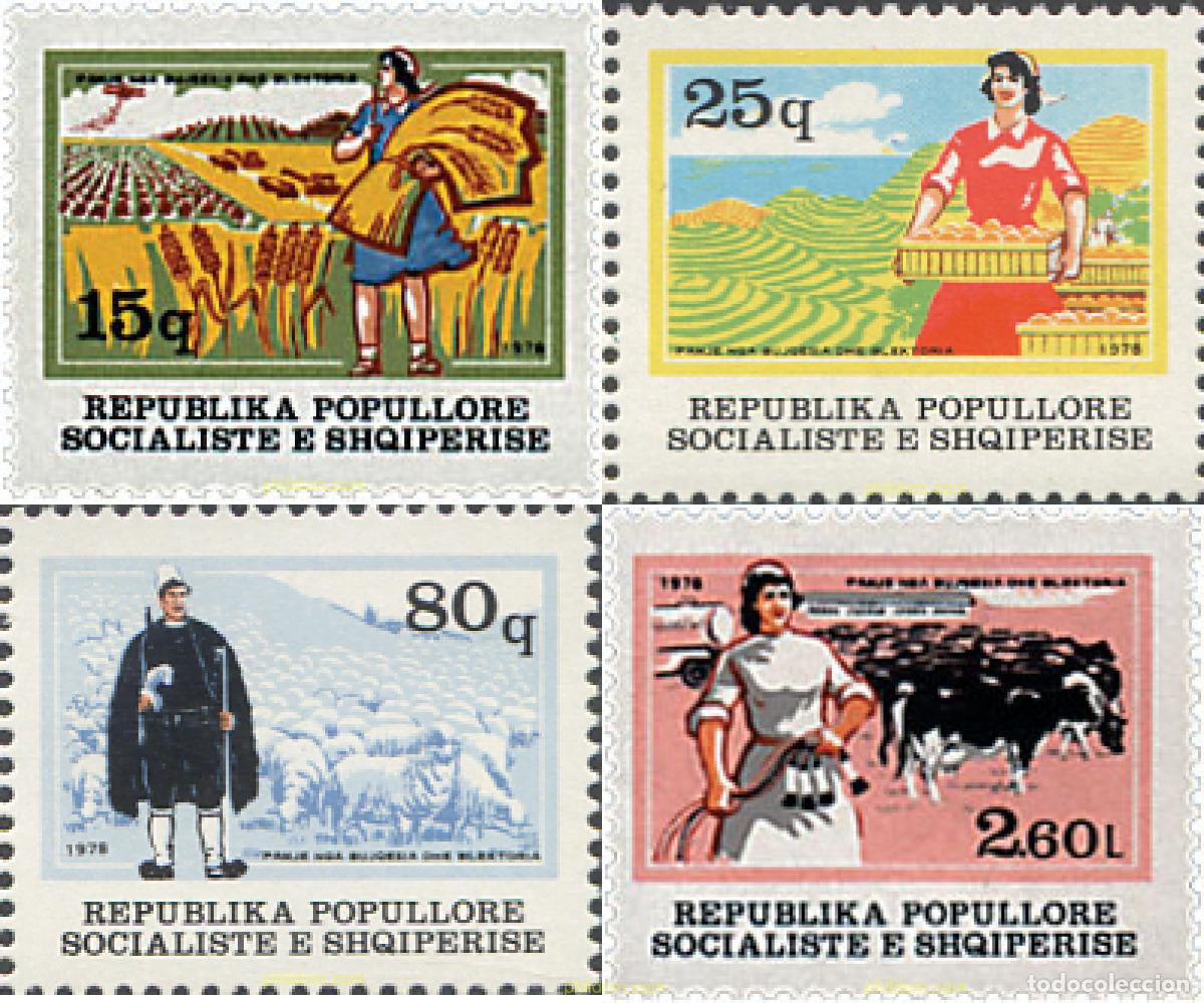 Sellos: 78445 MNH ALBANIA 1978 AGRICULTURA Y GANADERIA